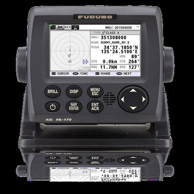 کیفیت نمایشگر رنگی AIS FURUNO FA170 Class A نمایشگر رنگی AIS 4.3 اینچ کارخانه